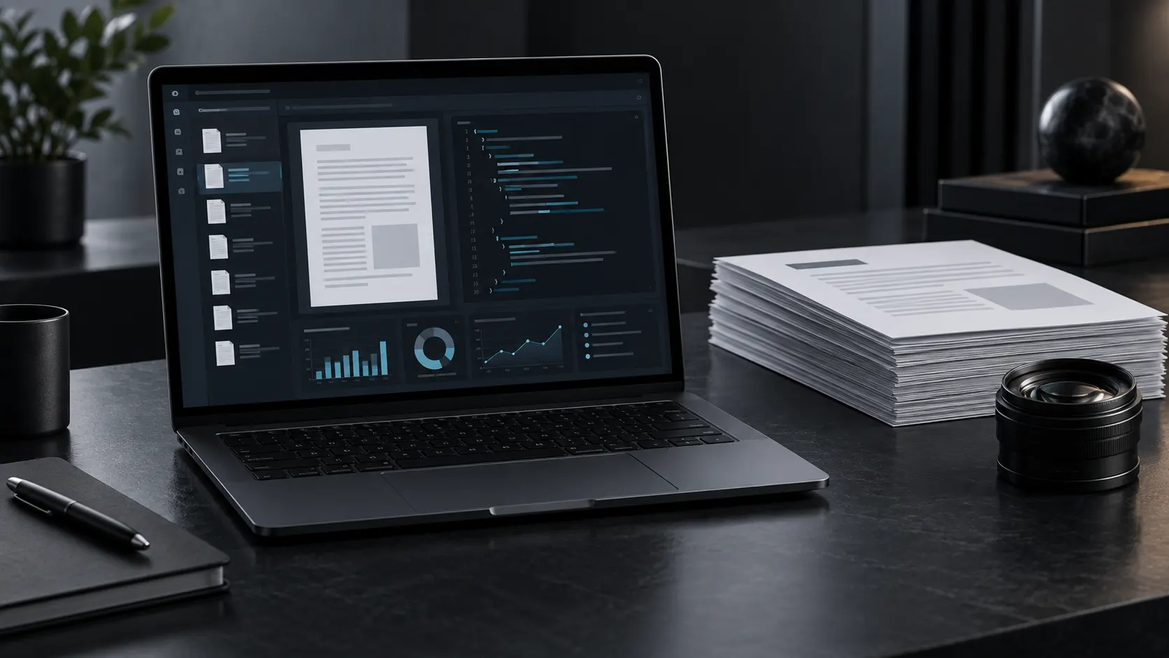 Document processing dashboard and developer workspace